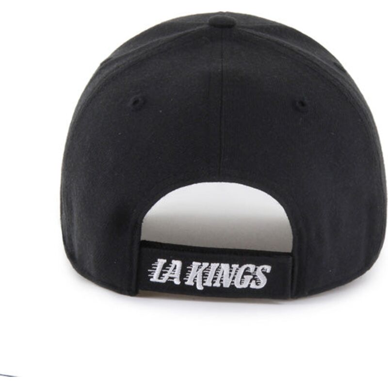 casquette-courbee-noire-ajustable-mvp-essential-los-angeles-kings-nhl-47-brand