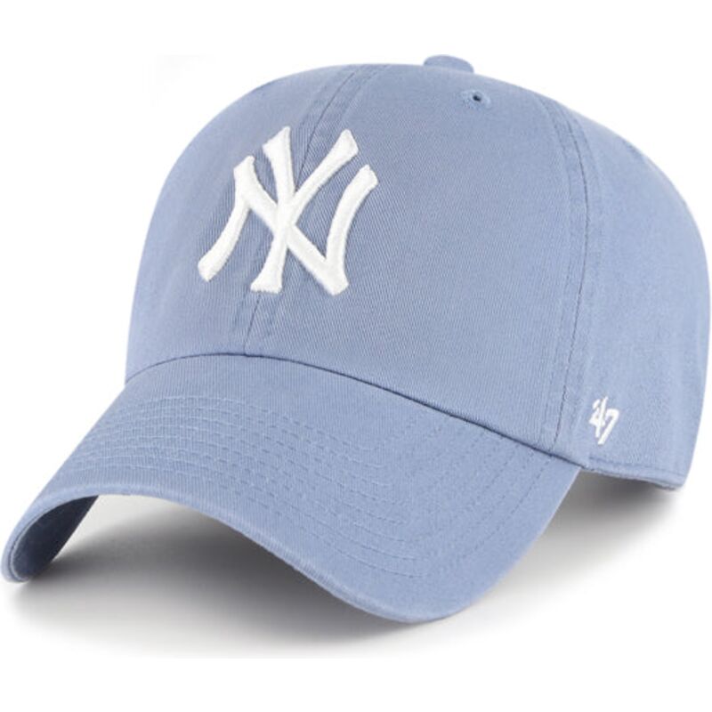 casquette-courbee-bleue-ajustable-clean-up-vapor-new-york-yankees-mlb-47-brand