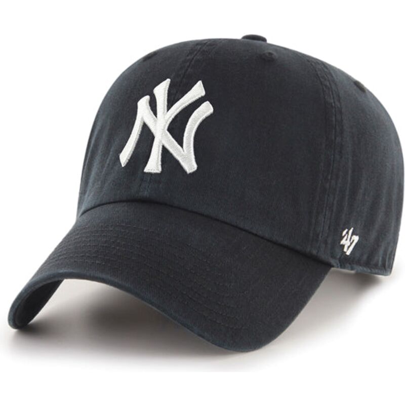 casquette-courbee-noire-new-york-yankees-mlb-clean-up-47-brand casquette-courbee-noire-new-york-yankees-mlb-clean-up-47-brand