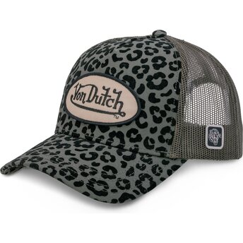 Casquette trucker léopard VEKLE Von Dutch