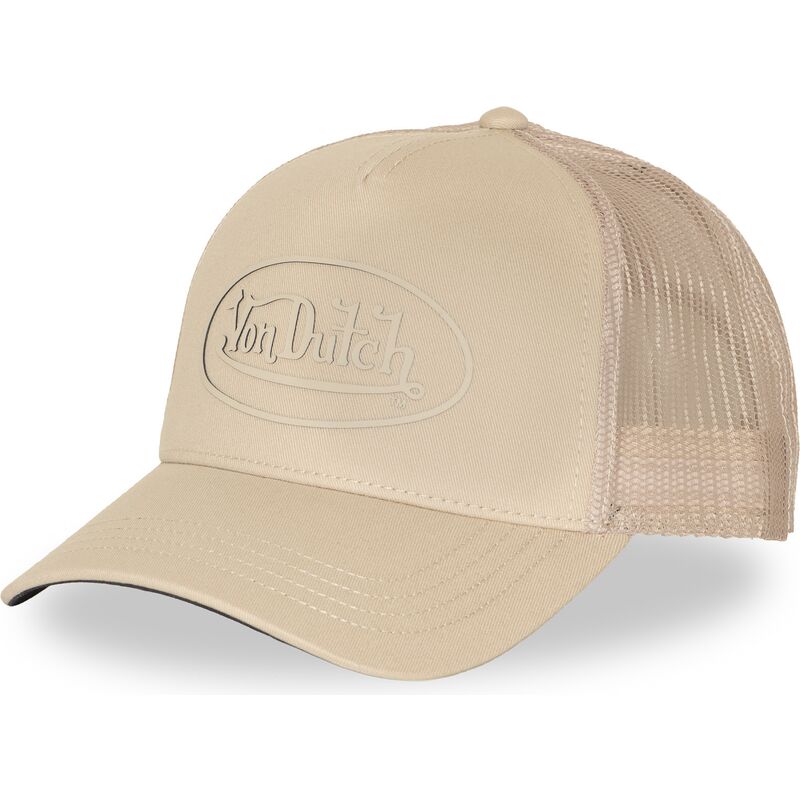 casquette-trucker-beige-log23-von-dutch casquette-trucker-beige-log23-von-dutch