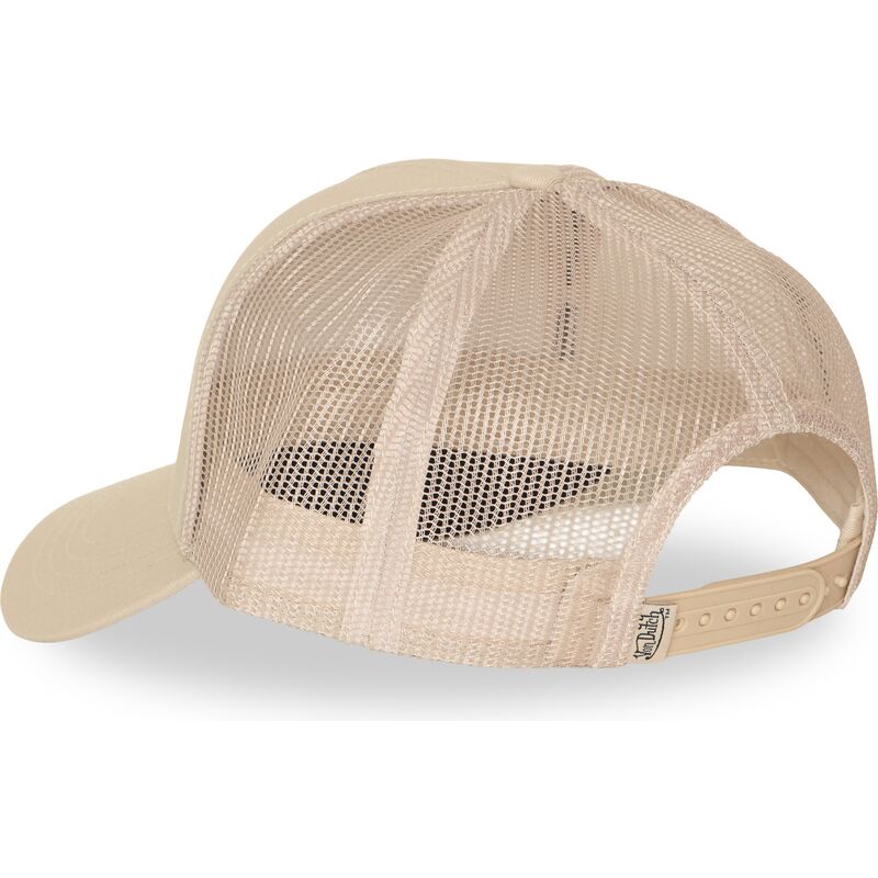 casquette-trucker-beige-log23-von-dutch casquette-trucker-beige-log23-von-dutch