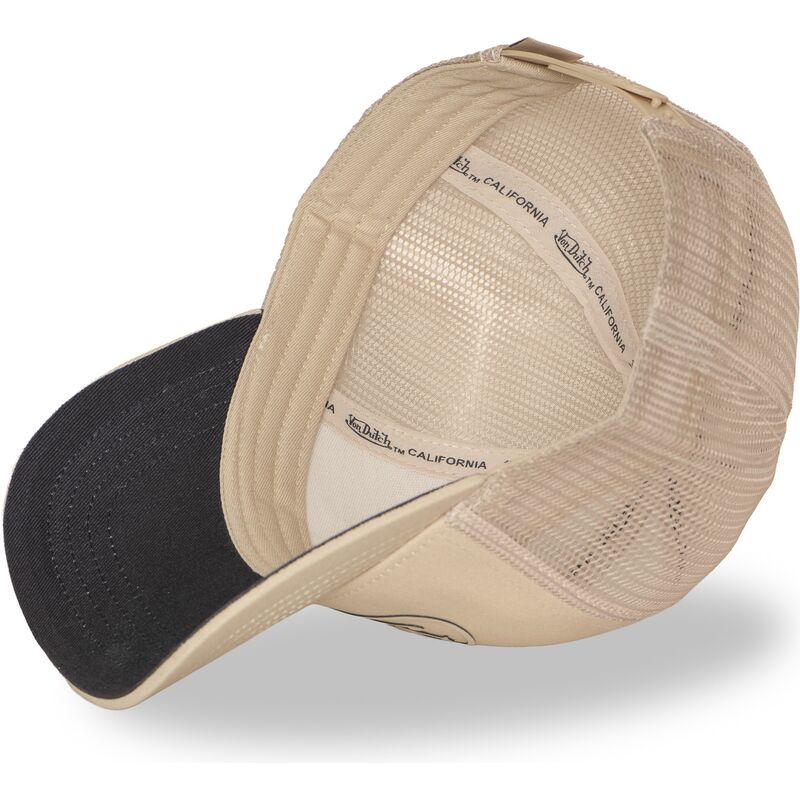 casquette-trucker-beige-log23-von-dutch casquette-trucker-beige-log23-von-dutch