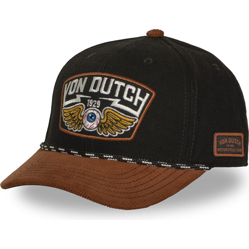 casquette-courbee-marron-snapback-sem16-von-dutch