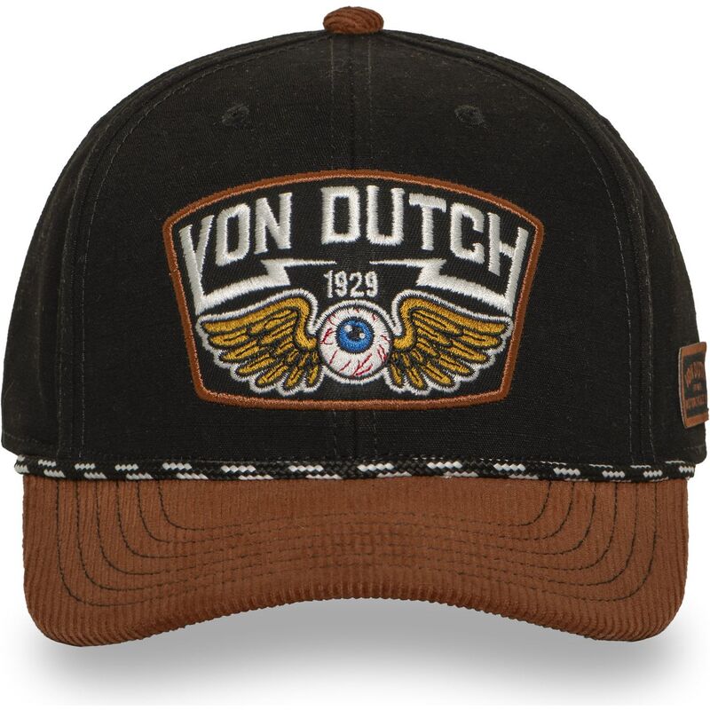 casquette-courbee-marron-snapback-sem16-von-dutch