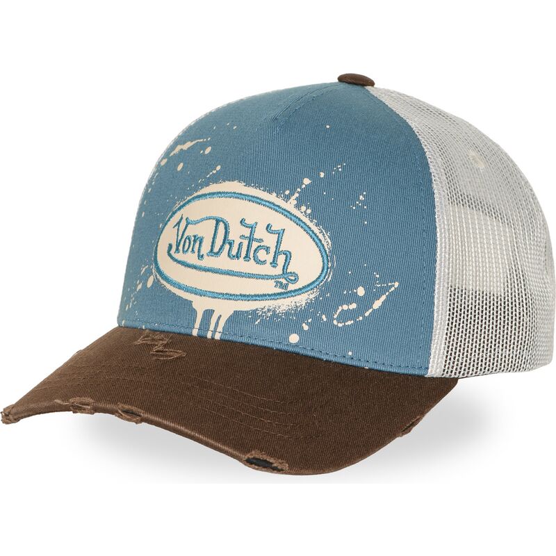 casquette-trucker-bleue-et-marron-tag01-von-dutch casquette-trucker-bleue-et-marron-tag01-von-dutch