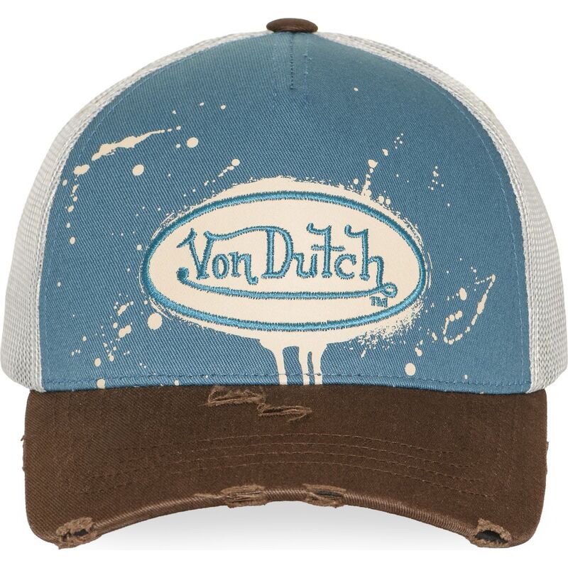 casquette-trucker-bleue-et-marron-tag01-von-dutch casquette-trucker-bleue-et-marron-tag01-von-dutch