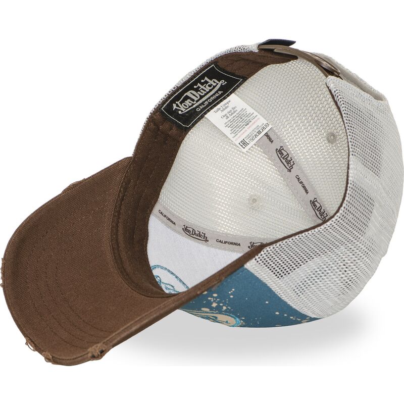 casquette-trucker-bleue-et-marron-tag01-von-dutch casquette-trucker-bleue-et-marron-tag01-von-dutch