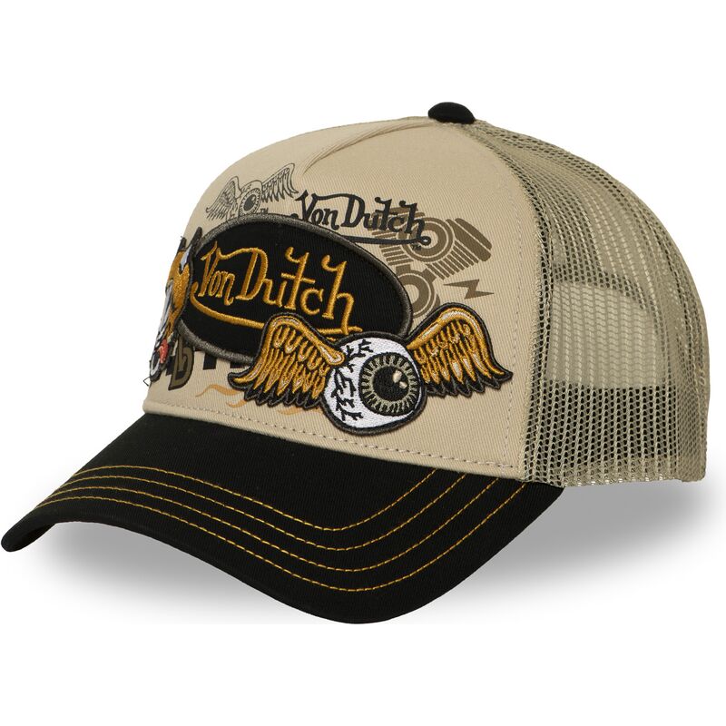 casquette-trucker-beige-et-noire-patches19-von-dutch
