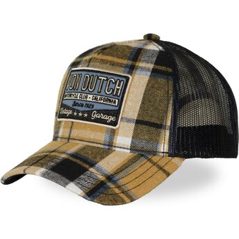 Casquette trucker jaune CAR11 Von Dutch