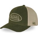 casquette-trucker-verte-et-beige-ajustable-lof-b47-von-dutch