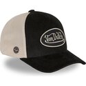 casquette-trucker-noire-et-beige-ajustable-lof-b50-von-dutch