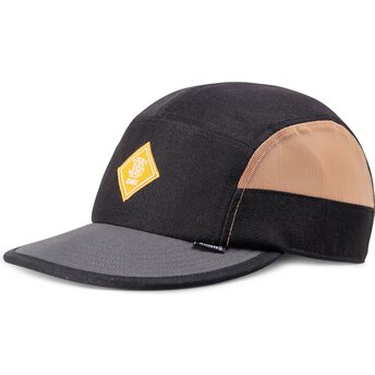 Casquette courbée noire et beige ajustable Soft FineFine Mesh Djinns