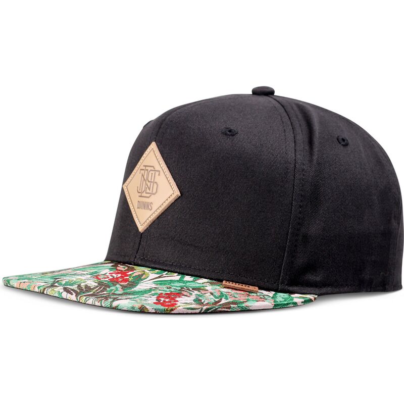 casquette-plate-noire-et-verte-snapback-woven-jungle-rev-djinns