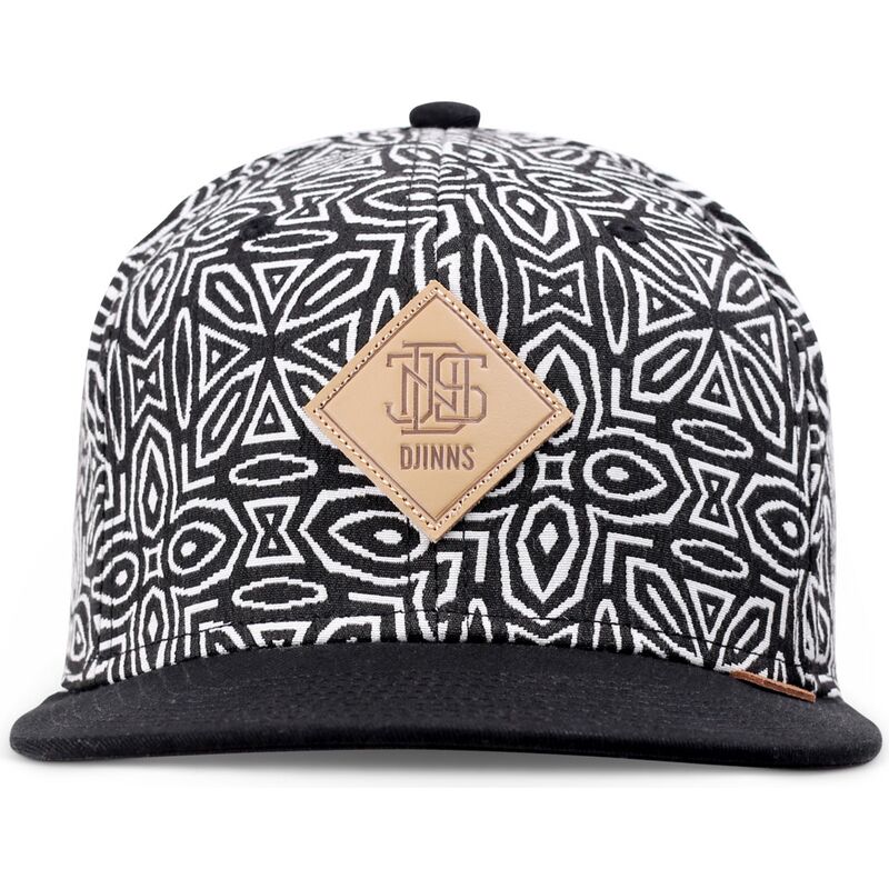 casquette-plate-noire-et-blanche-snapback-gothic-freestyle-djinns