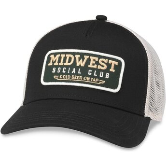 Casquette trucker noire Valin Midwest Social Club American Needle