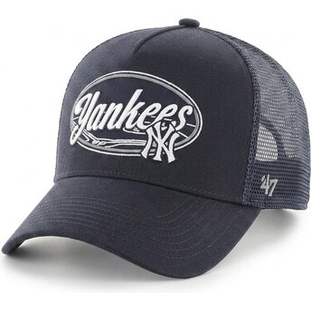 Casquette trucker bleue marine Enfield Offside DT New York Yankees MLB 47 Brand