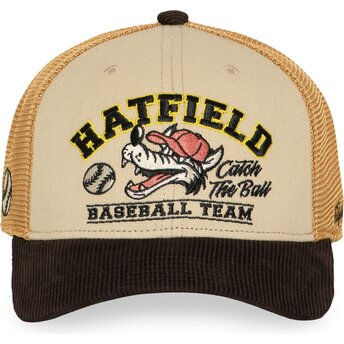 Casquette trucker marron et beige PCS BAS Hatfield