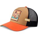 casquette-trucker-marron-et-orange-hft-chill-surf-coastal