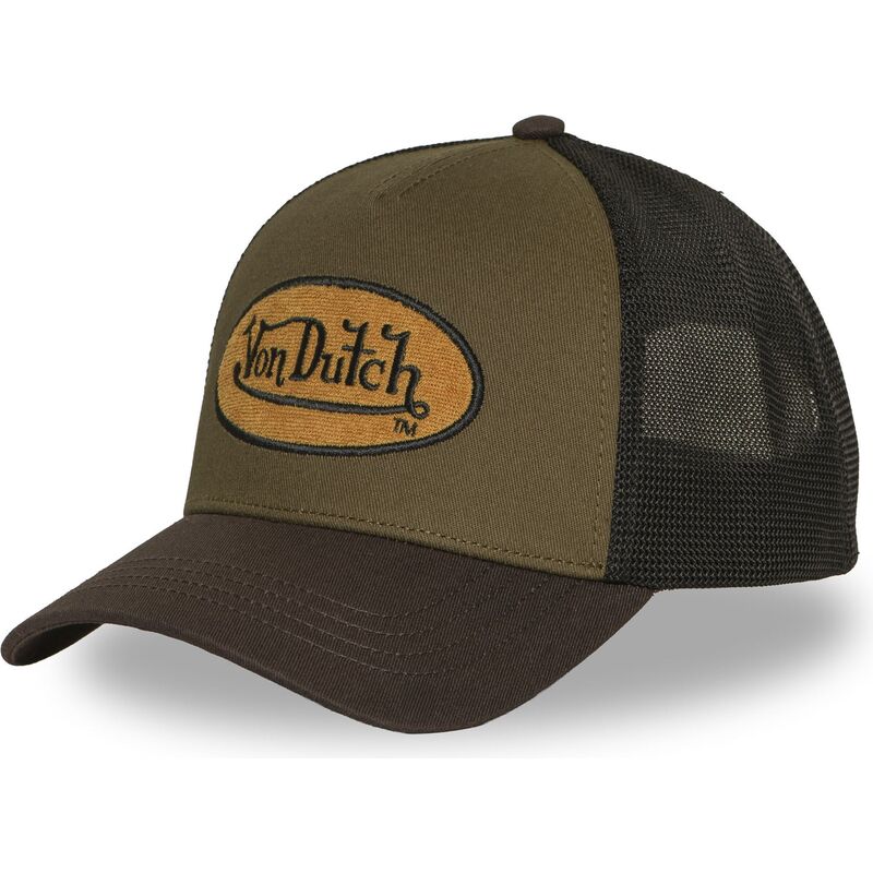 casquette-trucker-verte-et-marron-terry20-von-dutch
