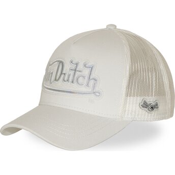 Casquette trucker crème RAINBOW Von Dutch