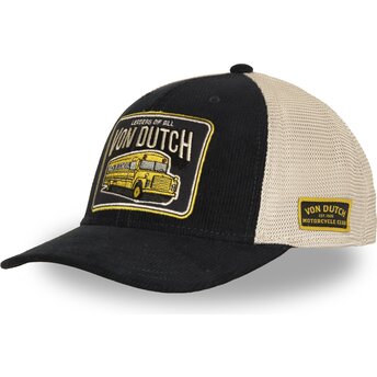 Casquette trucker bleue marine et beige SEM14 Von Dutch