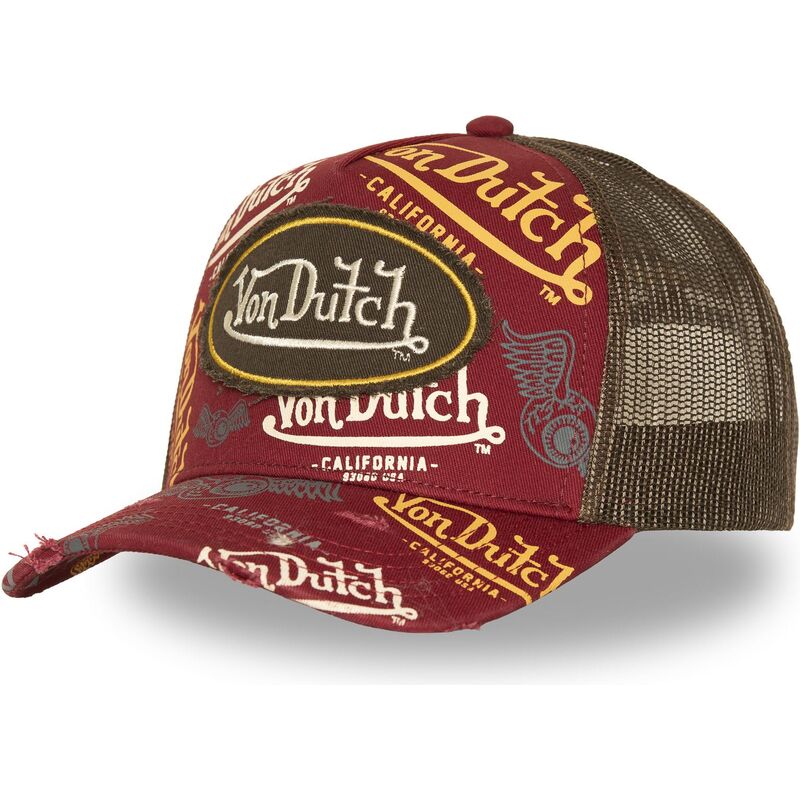 casquette-trucker-rouge-cafe13-von-dutch casquette-trucker-rouge-cafe13-von-dutch