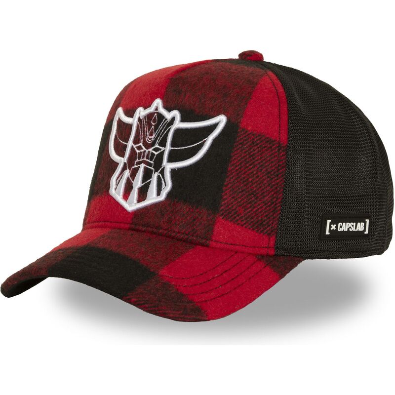 casquette-trucker-rouge-et-noire-robot-grendizer-gol8-hea-capslab casquette-trucker-rouge-et-noire-robot-grendizer-gol8-hea-capslab