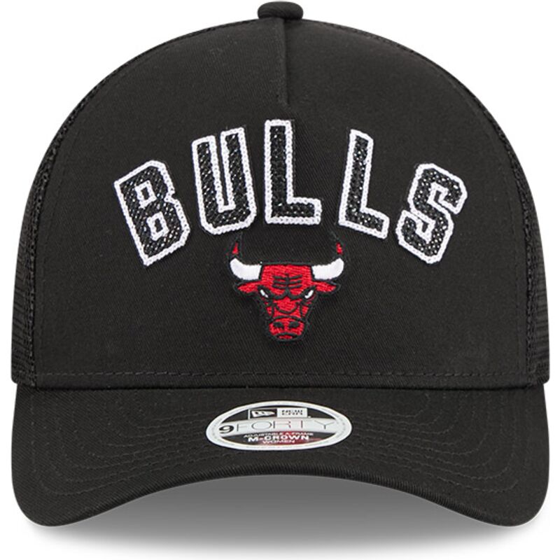 casquette-trucker-noire-9forty-m-crown-a-frame-pomp-chicago-bulls-nba-new-era casquette-trucker-noire-9forty-m-crown-a-frame-pomp-chicago-bulls-nba-new-era