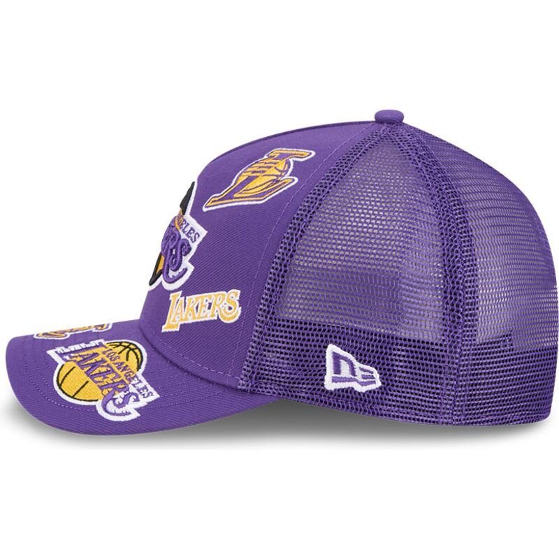 casquette-trucker-violette-9forty-m-crown-a-frame-all-over-los-angeles-lakers-nba-new-era