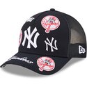 casquette-trucker-bleue-marine-9forty-m-crown-a-frame-all-over-new-york-yankees-mlb-new-era
