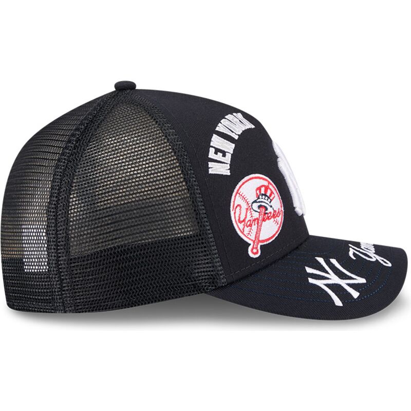 casquette-trucker-bleue-marine-9forty-m-crown-a-frame-all-over-new-york-yankees-mlb-new-era