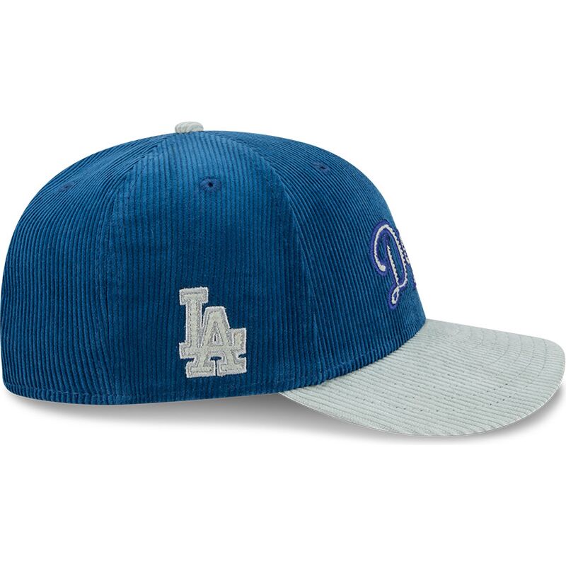 casquette-courbee-bleue-snapback-9fifity-two-tone-cord-los-angeles-dodgers-mlb-new-era casquette-courbee-bleue-snapback-9fifity-two-tone-cord-los-angeles-dodgers-mlb-new-era