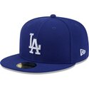 casquette-plate-bleue-ajustee-59fifty-rhinstone-badge-los-angeles-dodgers-mlb-new-era