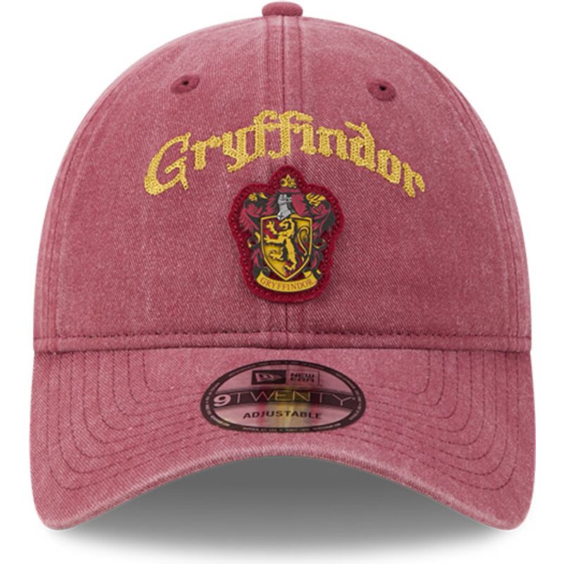 casquette-courbee-rouge-ajustable-9twenty-na-lifestyle-f1-gryffindor-harry-potter-new-era