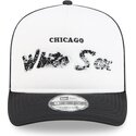 casquette-trucker-noire-et-blanche-9fifty-a-frame-na-lifestyle-f1-chicago-white-sox-mlb-new-era