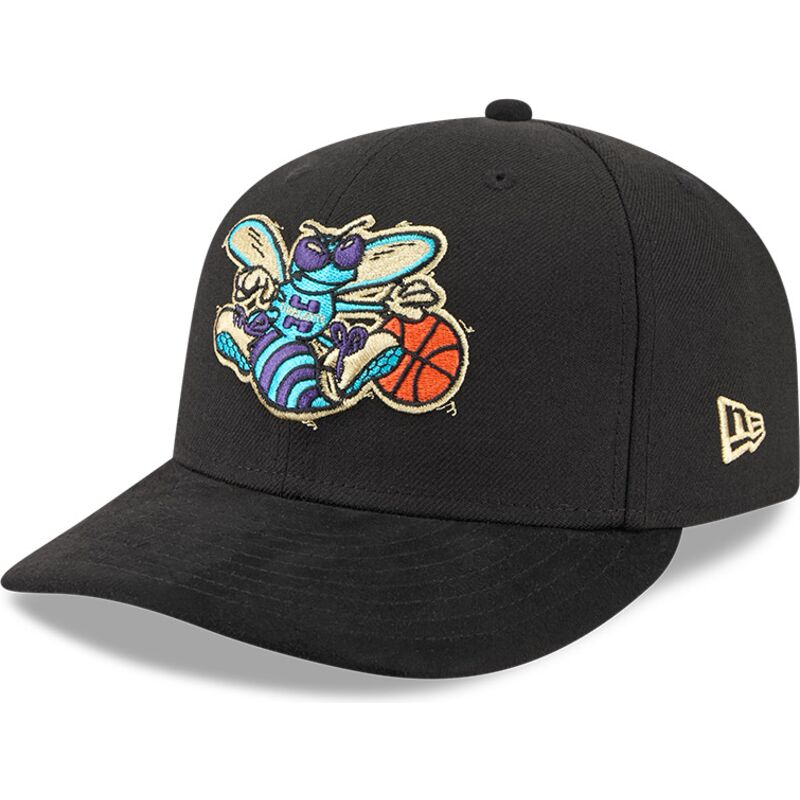 casquette-courbee-noire-snapback-9fifty-na-lifestyle-f1-charlotte-hornets-nba-new-era