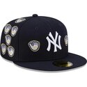 casquette-plate-bleue-marine-ajustee-59fifty-spike-lee-gloves-new-york-yankees-mlb-new-era
