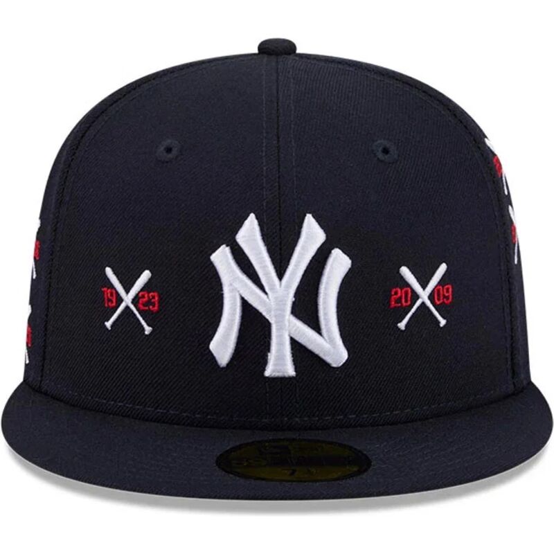 casquette-plate-bleue-marine-ajustee-59fifty-spike-lee-crossed-bats-new-york-yankees-mlb-new-era casquette-plate-bleue-marine-ajustee-59fifty-spike-lee-crossed-bats-new-york-yankees-mlb-new-era