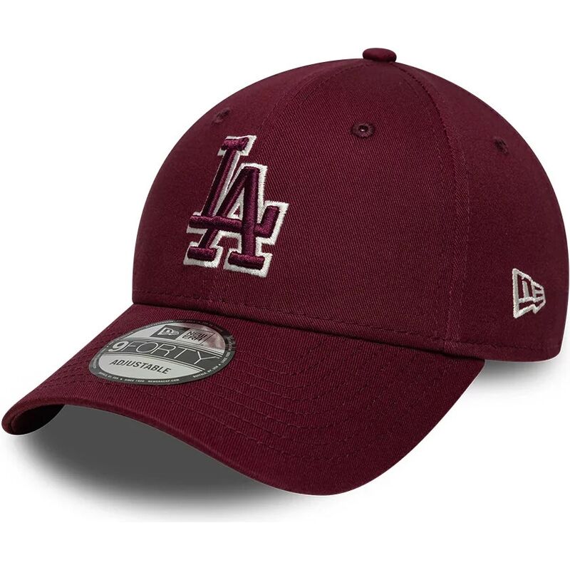 casquette-courbee-grenat-ajustable-avec-logo-grenat-9forty-team-outline-los-angeles-dodgers-mlb-new-era casquette-courbee-grenat-ajustable-avec-logo-grenat-9forty-team-outline-los-angeles-dodgers-mlb-new-era