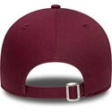 casquette-courbee-grenat-ajustable-avec-logo-grenat-9forty-team-outline-los-angeles-dodgers-mlb-new-era