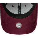 casquette-courbee-grenat-ajustable-avec-logo-grenat-9forty-team-outline-los-angeles-dodgers-mlb-new-era