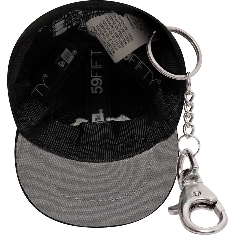 porte-cles-noir-mini-cap-chain-new-era porte-cles-noir-mini-cap-chain-new-era