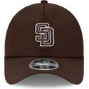 casquette-trucker-marron-9forty-apex-batting-practice-san-diego-padres-mlb-new-era