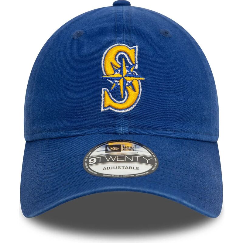 casquette-courbee-bleue-ajustable-9twenty-core-classic-seattle-mariners-mlb-new-era