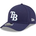 casquette-courbee-bleue-marine-snapback-9forty-m-crown-player-replica-tampa-bay-rays-mlb-new-era