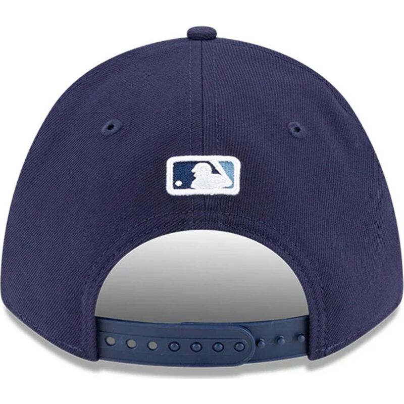 casquette-courbee-bleue-marine-snapback-9forty-m-crown-player-replica-tampa-bay-rays-mlb-new-era