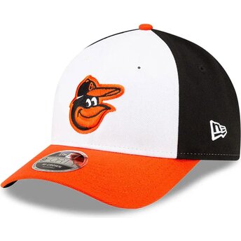 Casquette courbée orange et noire snapback 9FORTY M-Crown Player Replica Baltimore Orioles MLB New Era
