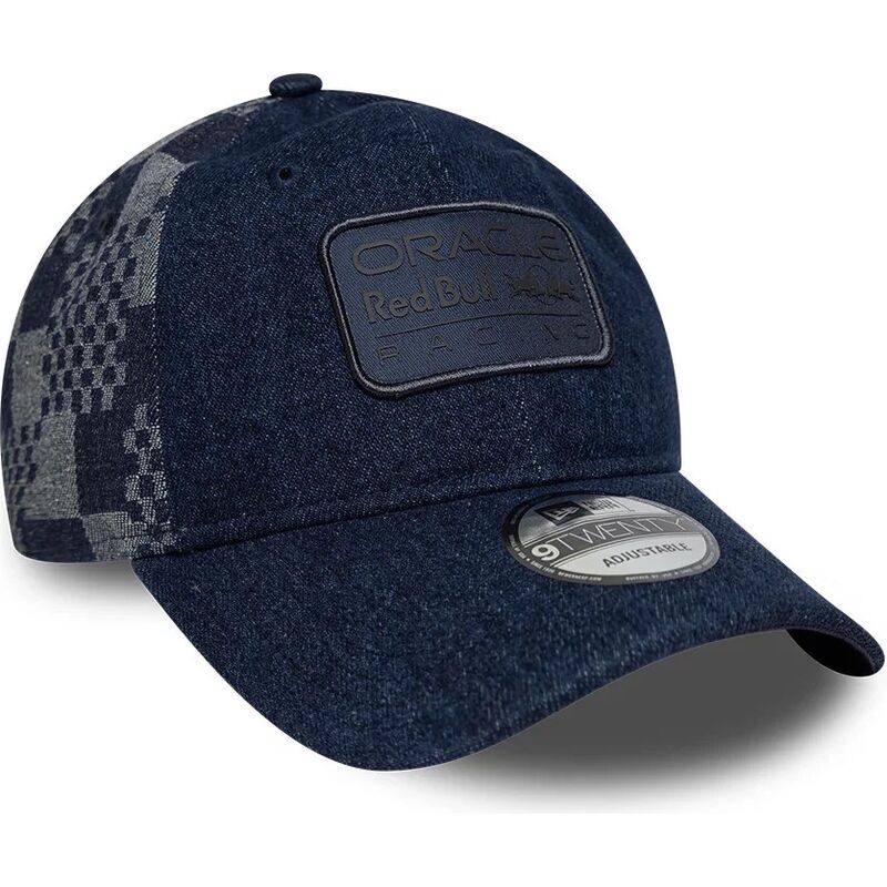 casquette-courbee-bleue-marine-ajustable-9twenty-patterned-denim-red-bull-racing-formula-1-new-era