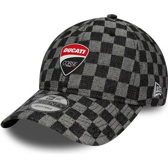 Casquette courbée noire ajustable 9TWENTY Check Ducati Motor MotoGP New Era